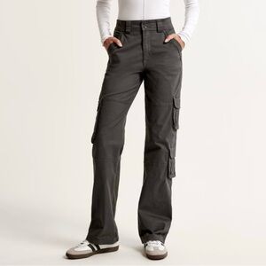 Abercrombie & Fitch Women’s Relaxed Cargo Pant Black Size 29|8S